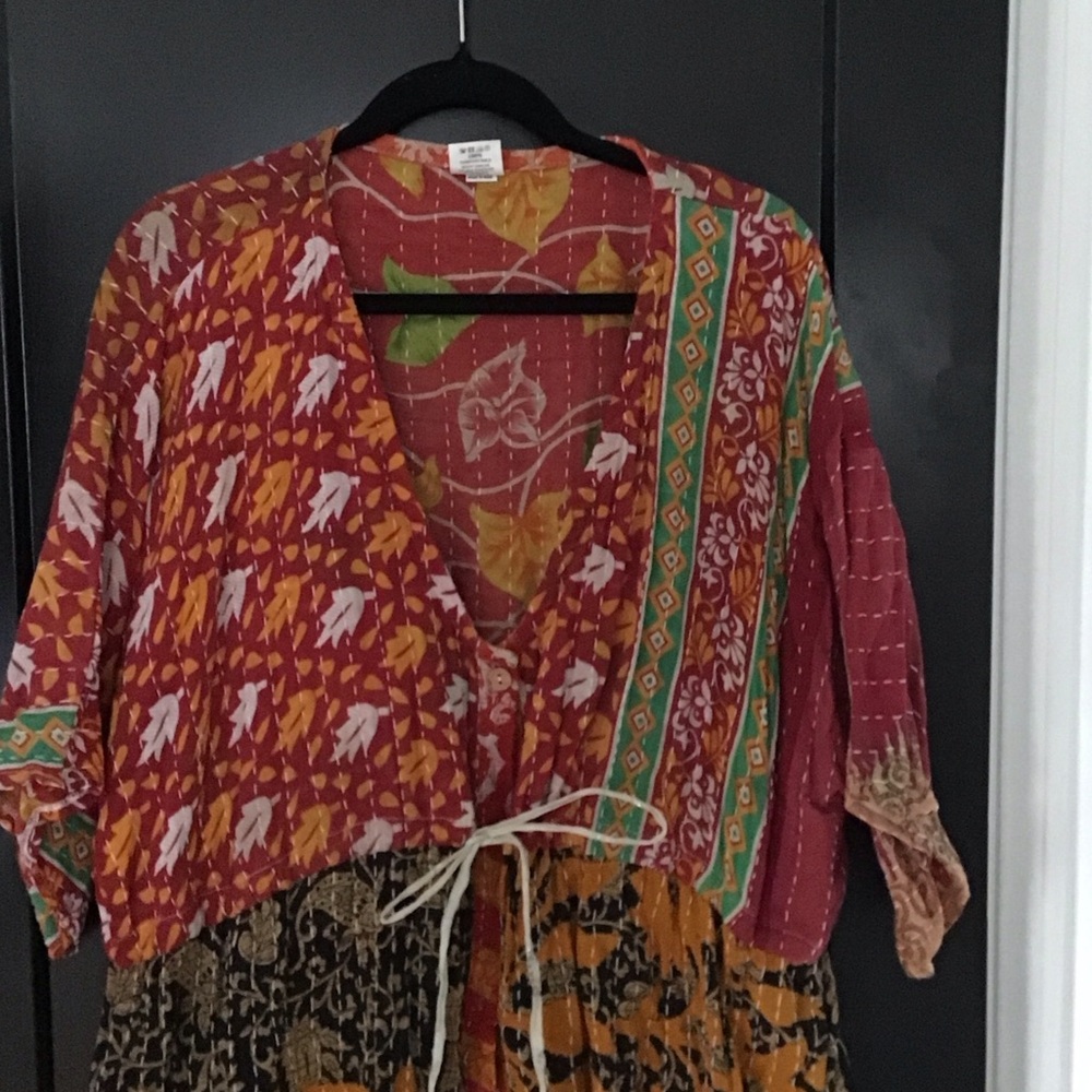 Multicolor Kantha Jumpsuit